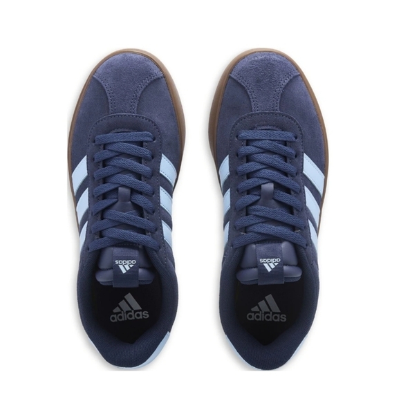Adidas Dark Blue Sneakers with Light Blue Stripes - Picture 8 of 13